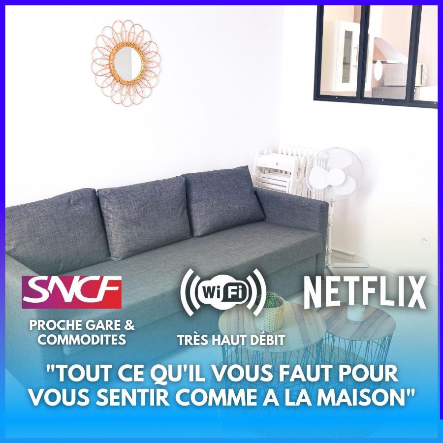 Netflix I Molotov I Lit 160X200 I Proche Gare Et Centre Ville I 39M2 I Wifi Toulon Eksteriør billede